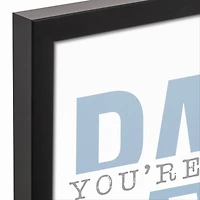 Hero Papa Black Framed Canvas