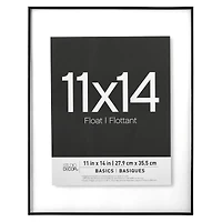 6 Pack: Black Thin 11" x 14" Float Frame, Basics by Studio Décor®