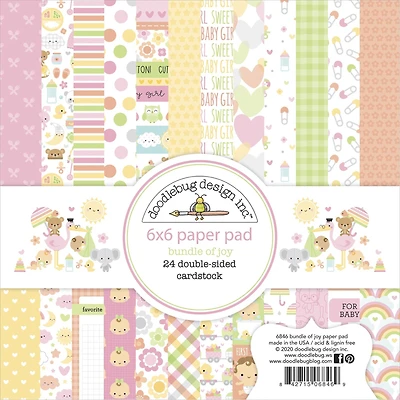 Doodlebug Bundle Of Joy Double-Sided Paper Pad, 24ct.
