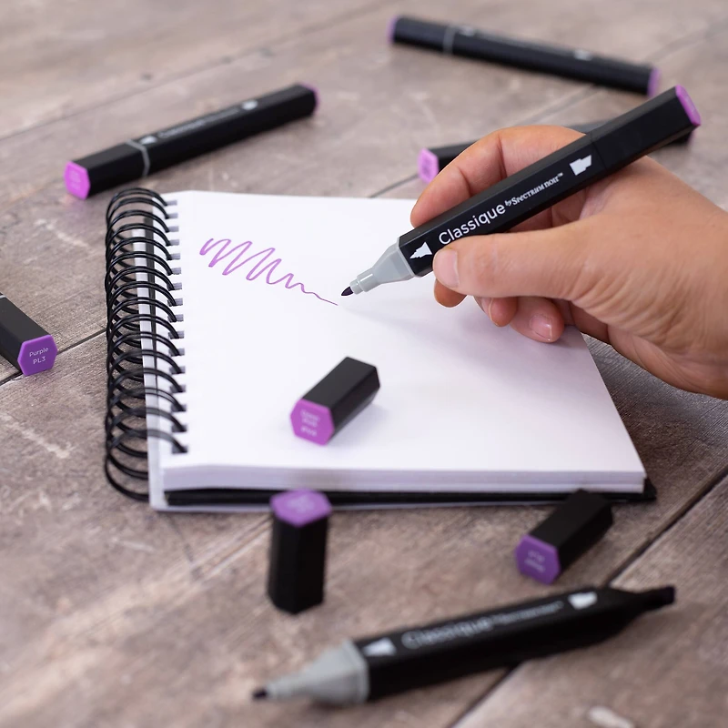 Spectrum Noir™ Classique Purples Dual Tip Marker Set