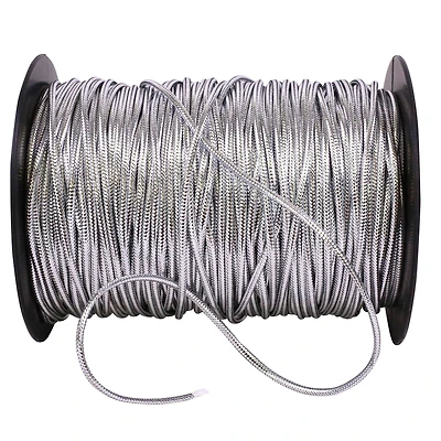 The Ribbon Roll Home Décor Trimmings 1/16" x 100yd. Metallic Braid Wired Cord