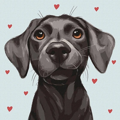 Affectionate Friend Painting by Numbers Kit