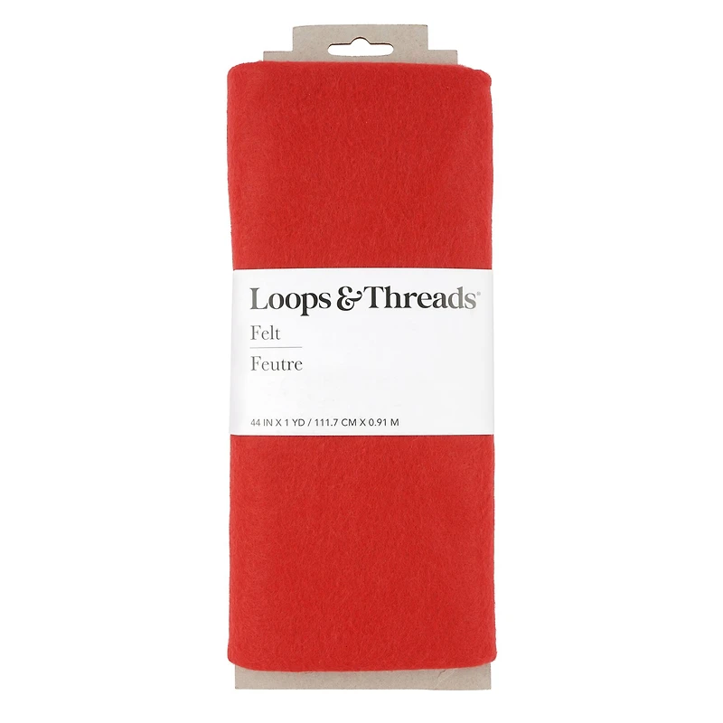 Red Felt by Loops & Threads®