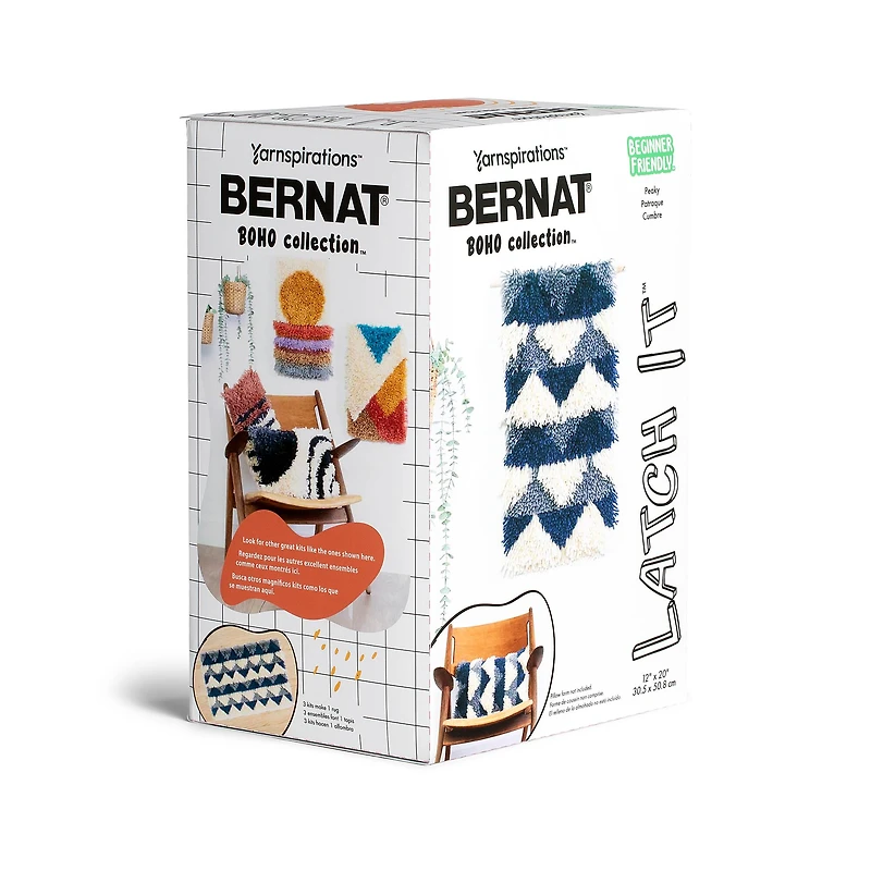 Bernat® Latch It™ Peaky Boho Yarn Kit