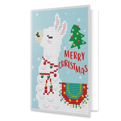 Diamond Dotz® Merry Christmas Llama Diamond Painting Kit