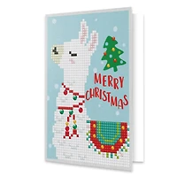 Diamond Dotz® Merry Christmas Llama Diamond Painting Kit