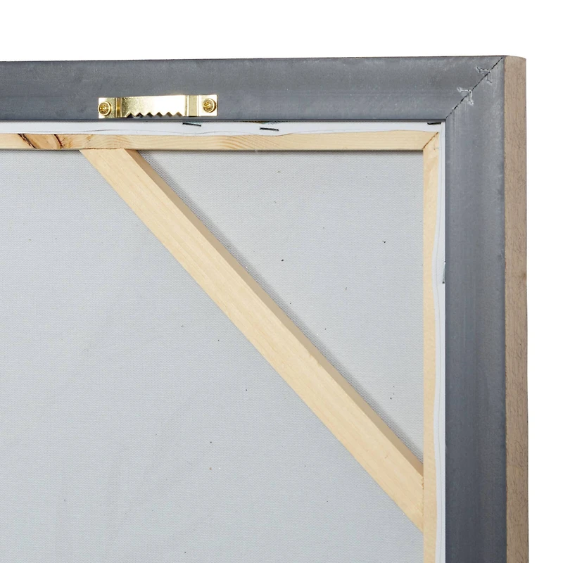 Blue Canvas Coastal Style Wall Art, 40" x 30" x 1"