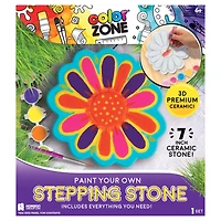 Color Zone® Paint Your Own Flower Stepping Stone Kit