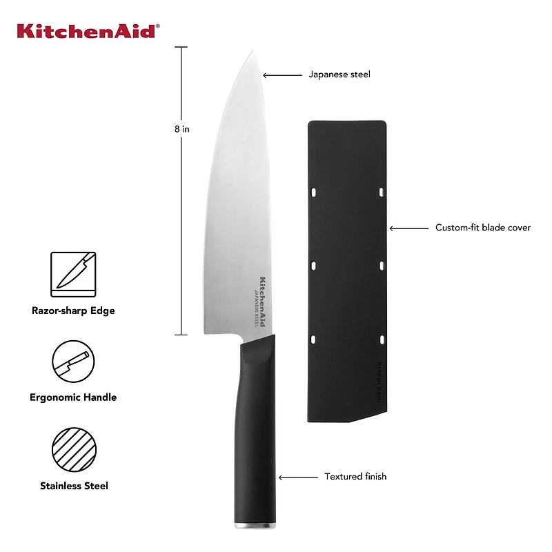 KitchenAid 8" Classic Chef with Sheath