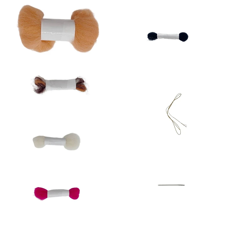 Christmas Fawn Felting Kit by Loops & Threads®