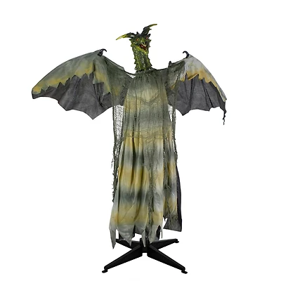 39" Lighted & Animated Dragon Halloween Decoration