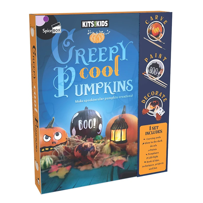 SpiceBox Kits for Kids Creepy Cool Pumpkins Kit