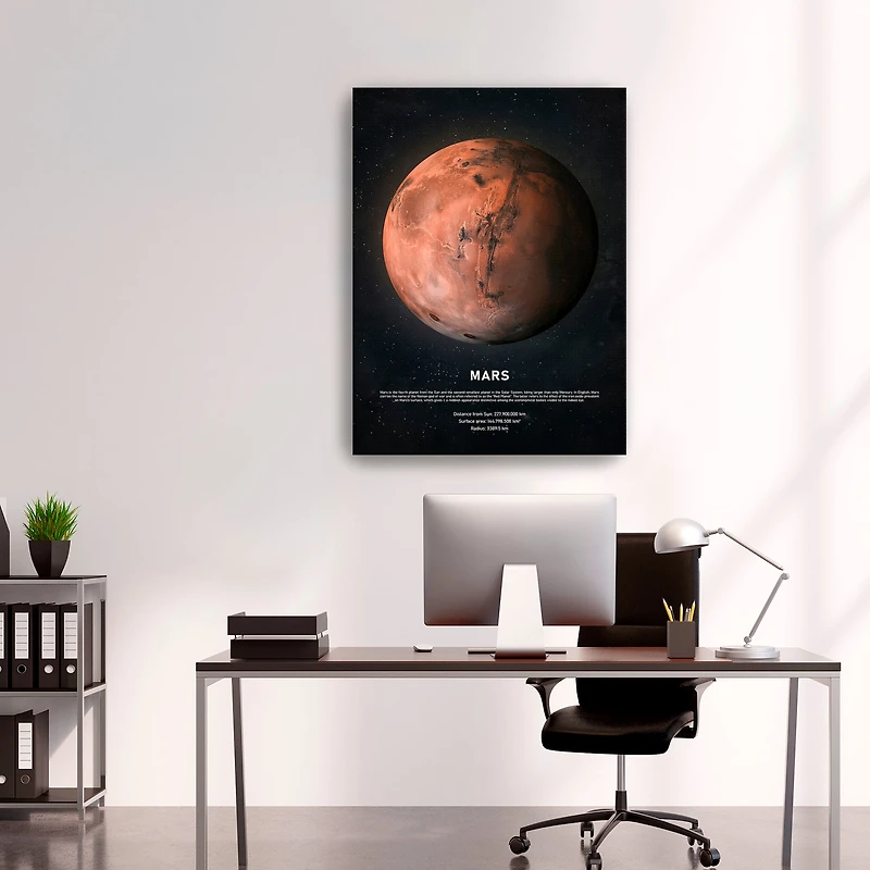 Mars Canvas Giclee