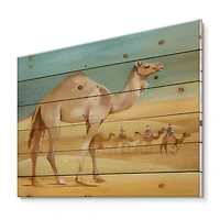 Designart - Camels In Desert