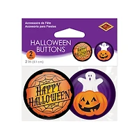 Beistle Halloween Buttons, 6ct.