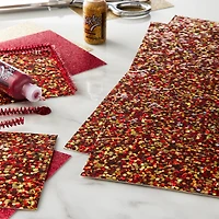 24 Pack: Signature™ Fire Opal Glitter Paper by Recollections™, 12" x 12"