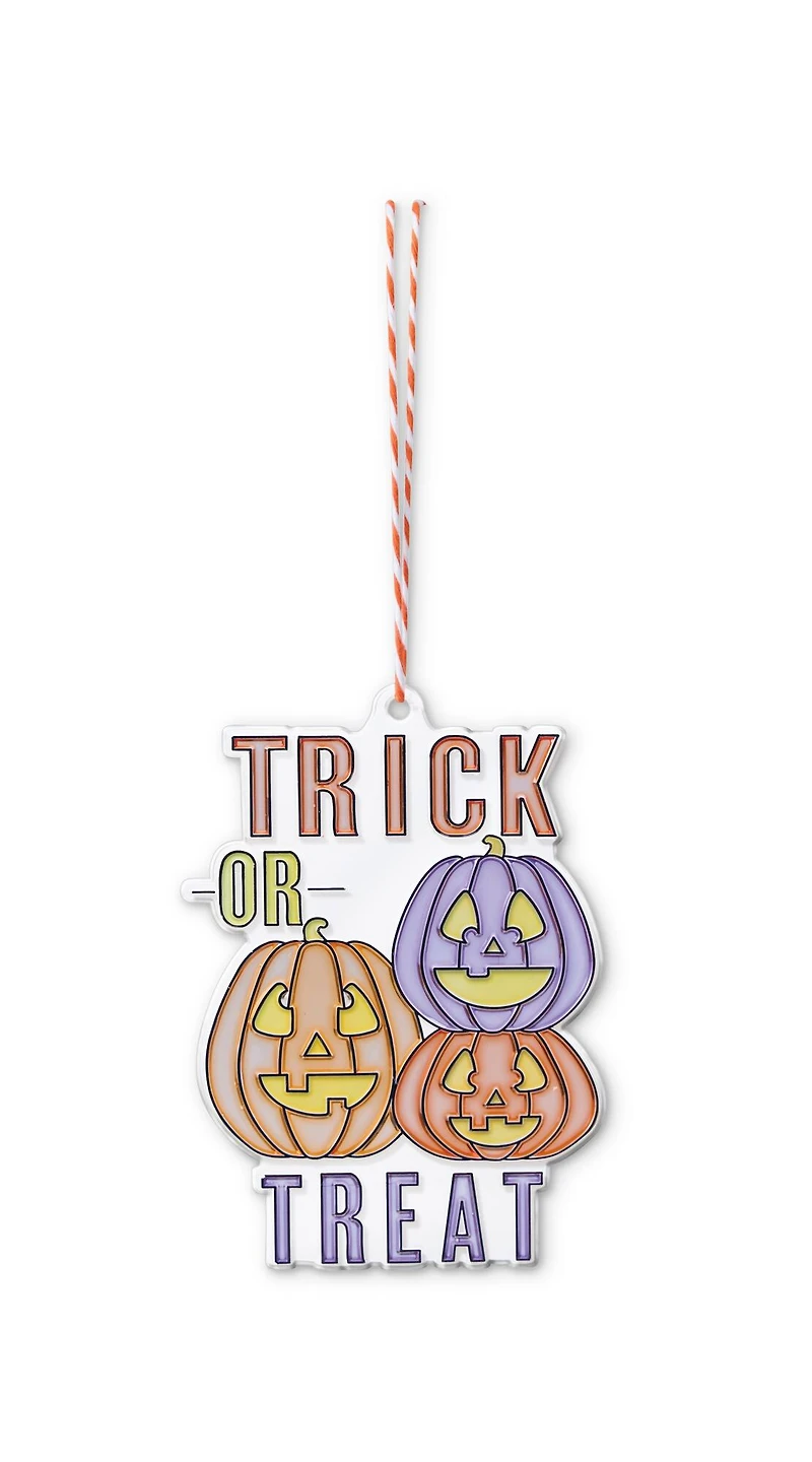 Trick-or-Treat Glow-in-the-Dark Suncatcher Craft Kit by Creatology™