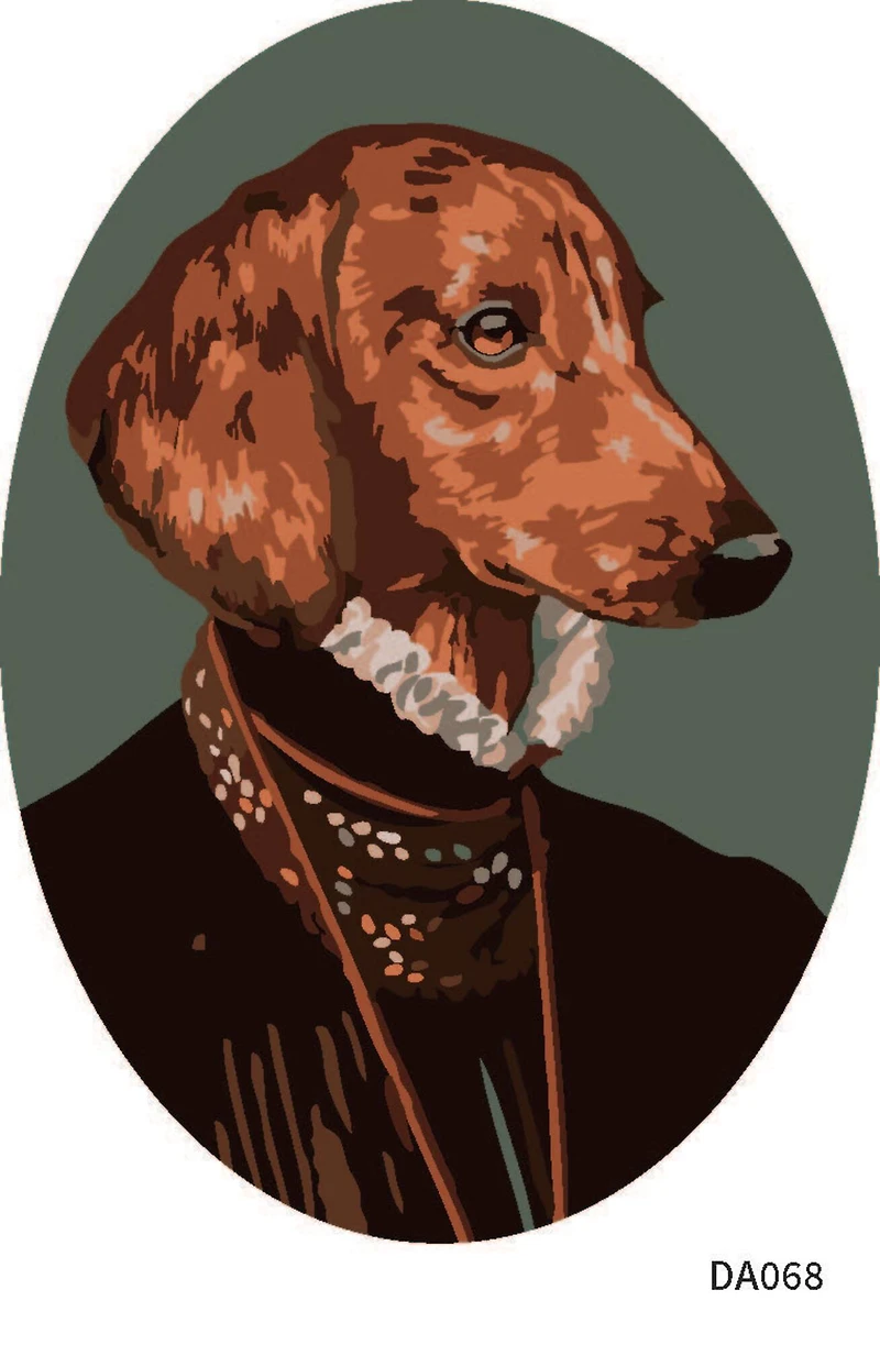 Dapper Dachshund Paint-by-Number Framed Mini Kit by Artist's Loft®