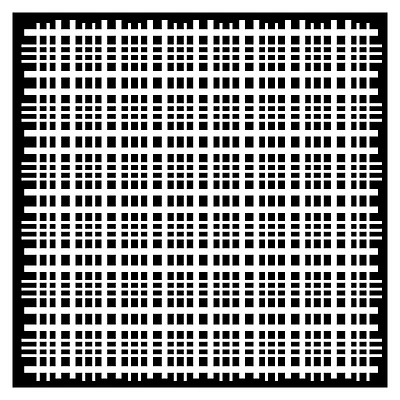 The Crafter's Workshop Plaid Fringe Stencil