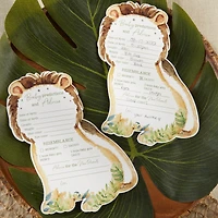 Safari Baby Advice Card & Baby Shower Game Set