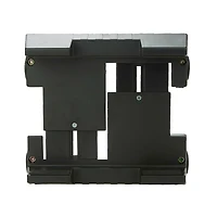 Mind Reader Black Adjustable Mobile Computer Stand