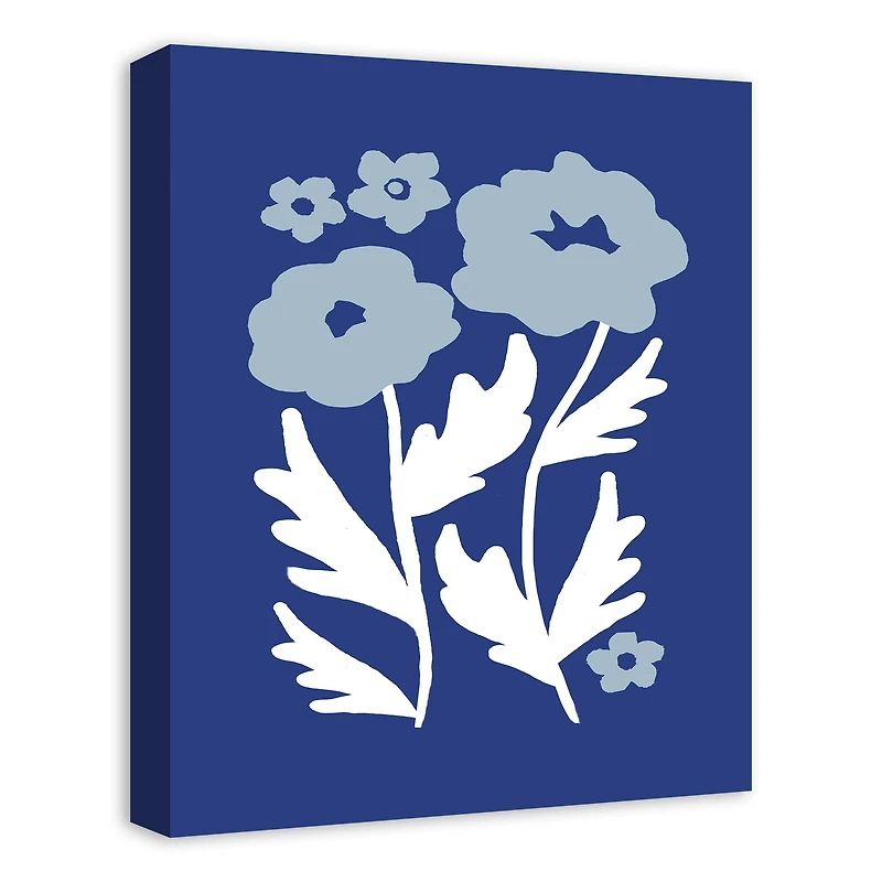 Modern Poppies 16" x 20" Canvas Wall Art