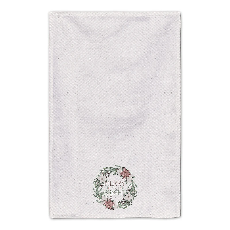 Merry & Bright Wreath Tea Towel Set