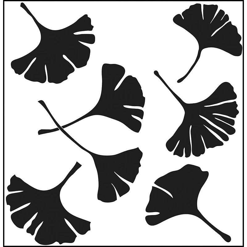 The Crafter's Workshop Ginkgo Leaves Stencil