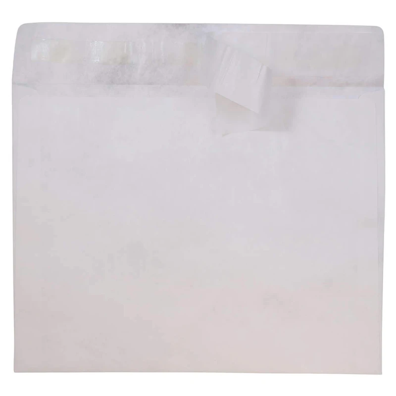 JAM Paper 10" x 13" White Tyvek Peel & Seal Closure Envelopes, 500ct.