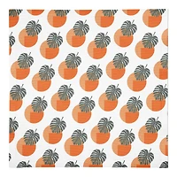 Sun and Palm Leafs 10" x 10" Cotton Twill Napkin