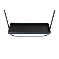 Hello Honey® 23" Metal Wall Mirror, Shelf & Hanging Rod