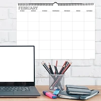 TF Publishing Medium Dry Erase Wired Hanging Horizontal Wall Calendar