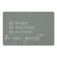 Be Warm Be Welcome Floor Mat, 27' x 18"