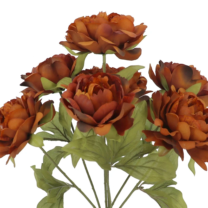 19" Dark Orange Peony Deluxe Bush by Ashland®