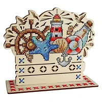 MP Studia Sea TreasuresCross Stitch On Wood Kit