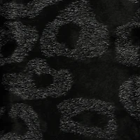 60" Black Cheetah Faux Fur Throw Blanket by Ashland®