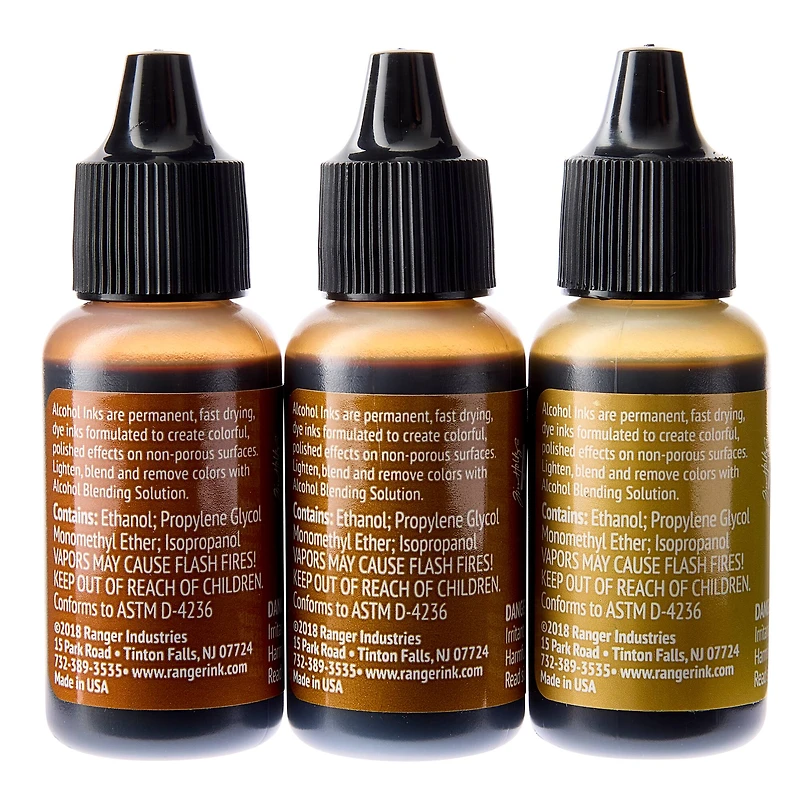 6 Packs: 3 ct. (18 total) Tim Holtz® Alcohol Ink Set, Cabin Cupboard