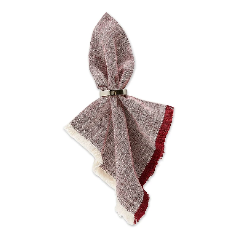 DII® Redwood Tonal Fringe Cloth Dinner Napkins, 6ct.