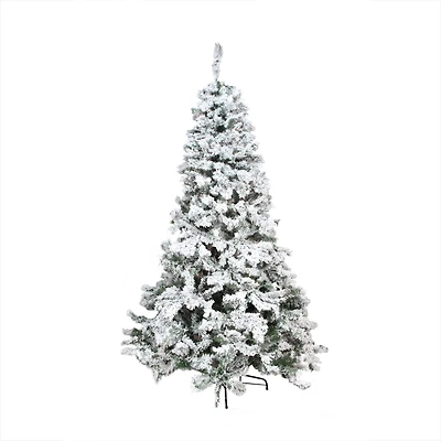 7.5ft. Unlit Heavily Flocked Pine Artificial Christmas Tree