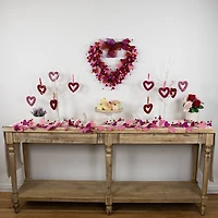 6ft. Glittered Hearts & Berries Valentine's Day Garland