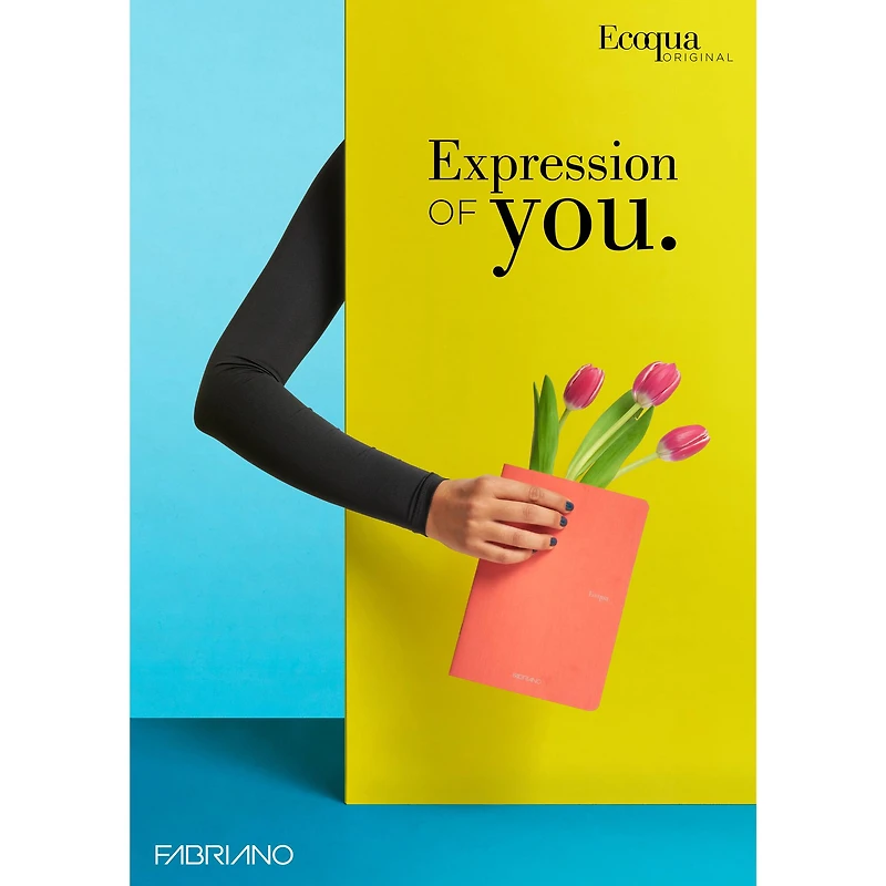 Fabriano® EcoQua Original A5 Graph Staple-Bound Notebook