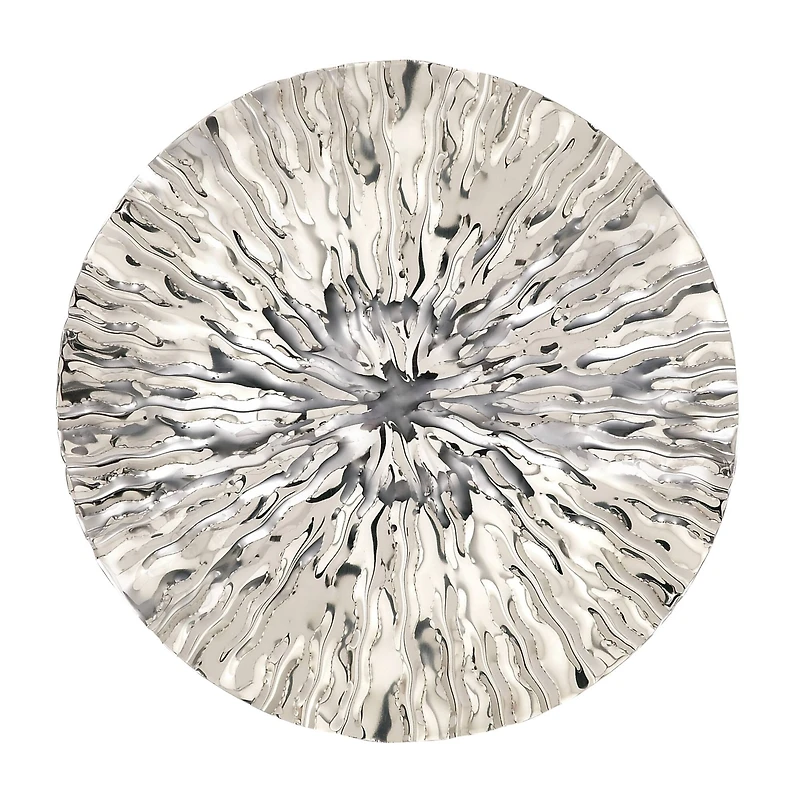 Silver Stainless Steel Glam Wall Décor Accent Set