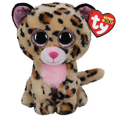 Ty Beanie Boos™ Livvie Brown & Pink Leopard, Regular
