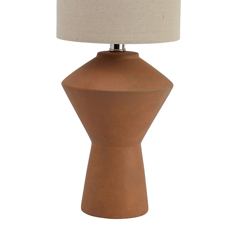 Hello Honey® Modern Sculptural Terracotta Table Lamps, 2ct.