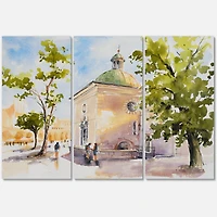 Designart - Rustic Church In The Village