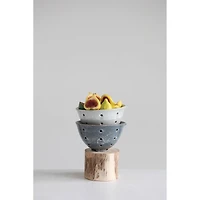 Hello Honey® Glazed Spouted Stoneware Berry Bowls Set, 2ct.