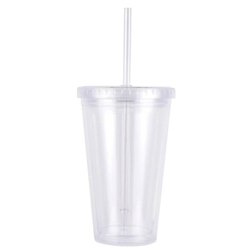 18oz. Plastic Tumbler with Straw by Celebrate It™