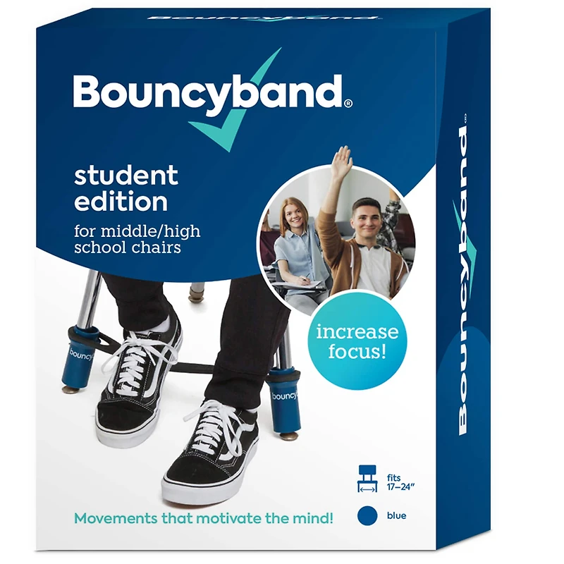 Bouncyband® Blue Band for Middle & High School Chairs