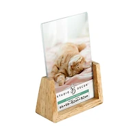 Expressions™ Clear Plastic Frame with Wood Base by Studio Décor