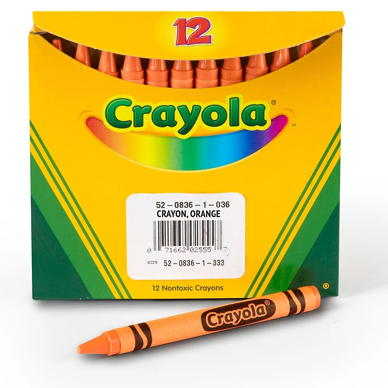 12 Packs: 12 ct. (144) Crayola® Orange Bulk Crayons